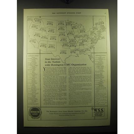 1918 Remington Arms Ad - Your interest in the Nation-wide Remington UMC