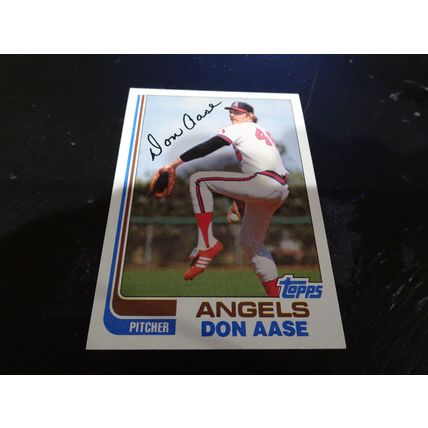 1982 Topps Card # 199 Don Aase Excellent-Mint (6) California Angels