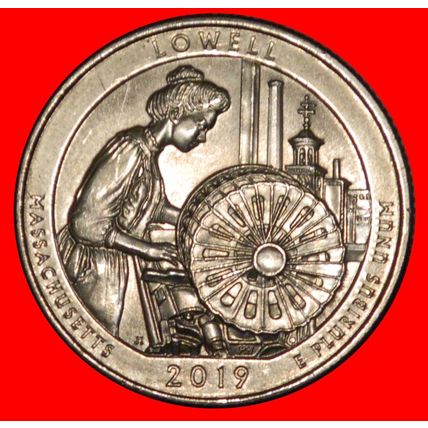 FACTORY: USA ★ 1/4 DOLLAR 2019P UNC★WASHINGTON 1789-1797★LOW START★NO RESERVE!