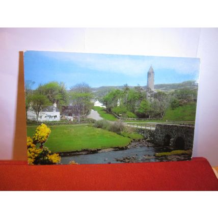 DERVAIG, ISLE OF MULL, SCOTLAND used postcard 1971 pm #