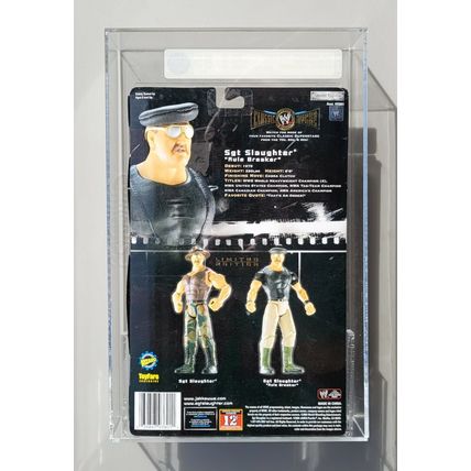 wwe wwf ljn classic superstars 1 of 100 afa graded 85 sgt. slaughter figure