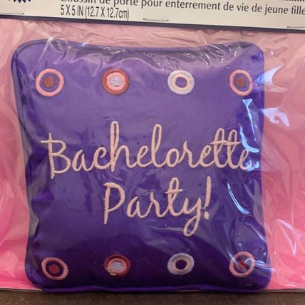 Wilton 2007 Bride's Bachelorette Party! Door Pillow Purple Bridal Party