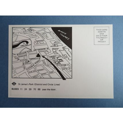 Interpostal 1989 Central Hall Westminster Postcard #2