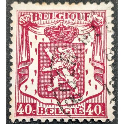 STAMP Belgium SG736 1938 40c Lion Used