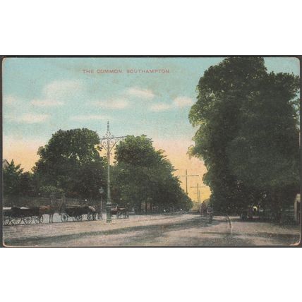 The Common, Southampton, Hampshire, 1908 - Postcard