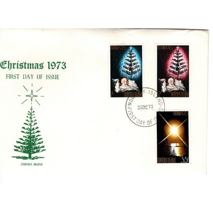 Norfolk Island 1973 Christmas, First day Cover