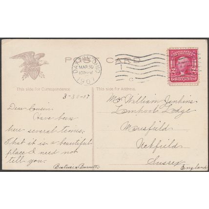 Gardens at National Military Home, Dayton, Ohio, 1907 - IPC&N Co Postcard