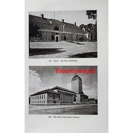Trumpington St, St John's Entrance, More On Reverse), Book Illustration (Print)