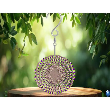 Optical Illusion V5 3 inch Wind Spinner Gift Birthday Christmas Fun