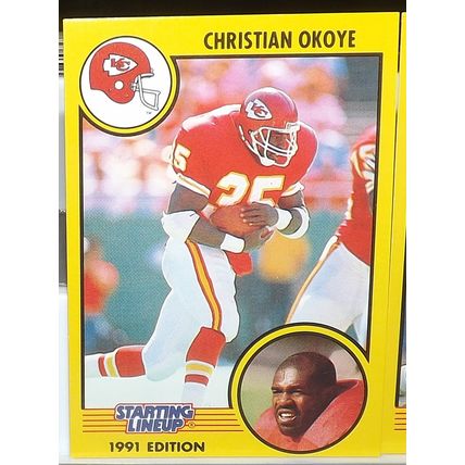 1991 Starting Lineup x 5 Anderson, Esiason, Okoye, Rice, Sanders