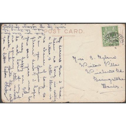 Wishing You A Happy New Year, Finches, 1913 - Embossed Postcard