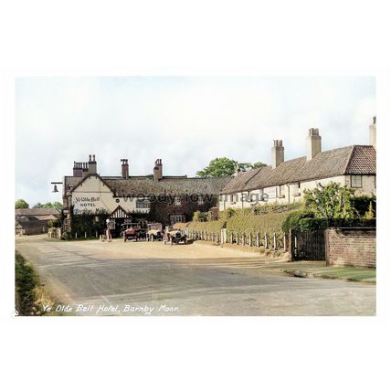 ptc0882 - Barnby Moor , Ye Olde Bell Hotel , Nottinghamshire - print 6x4