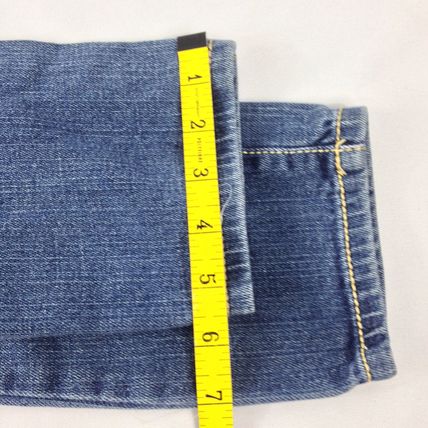 Justice Jeans Girls Distressed Straight Leg Blue Jeans Size 7R