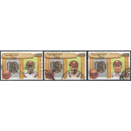 West Indian Cricket: 3 Values - Trinidad & Tobago 1988 - F H - SG 737/8 & 740