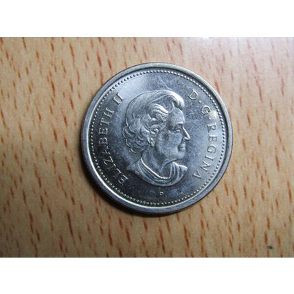 2006 Queen Elizabeth ll 25 Cents Canada Coin