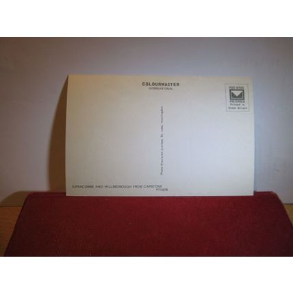 FROM CAPSTONE, ILFRACOMBE & HILLSBOROUGH, DEVON unused postcard. Colourmaster =