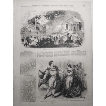 The Great Fire At Portland, Maine - 1852 .. Gleason's Pictorial