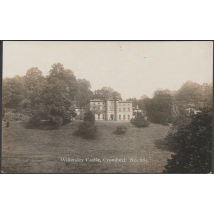 Willersley Castle, Cromford, Derbyshire, 1921 - Lewis RP Postcard