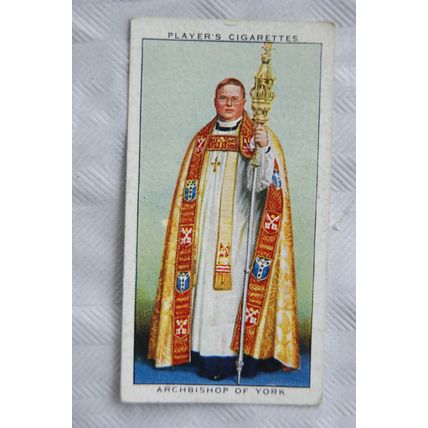 1937 Players Coronation Ceremonial Dress No. 6 The Archbishop of York