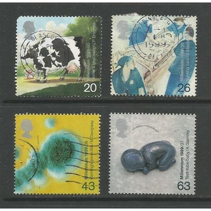 Great Britain 1999 Millennium "The Patients Tale", used set. SG2080-3