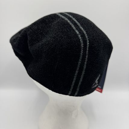 Kangol Size Small Flat Cap New w/Tags Black Grey Stripe Mens Hat Fashion