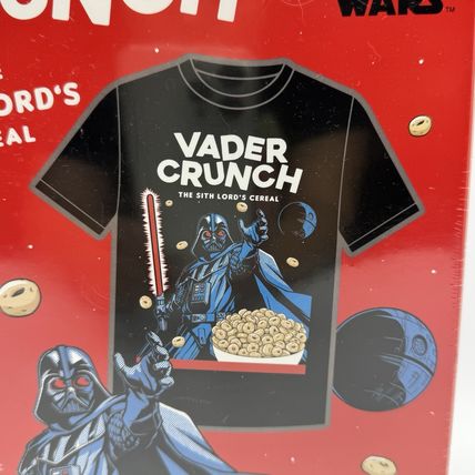 Vader Crunch Star Wars T-Shirt Cereal Funko Exclusive Sith Lord Sz Med Unisex