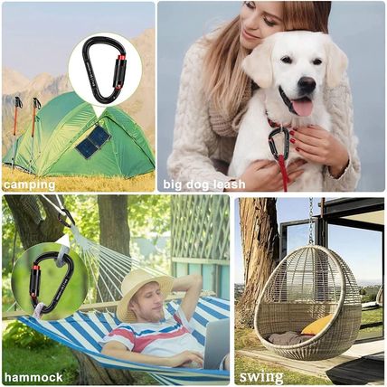 Auto Locking Carabiner Heavy Duty Carabiner 25Kn UIAA Certified Climbing Carabin