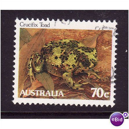 AUSTRALIA 1983 70c CRUCIFIX TOAD SG 800 FINE USED