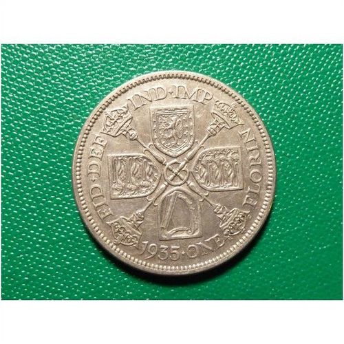 1935 Florin Coin King George V UK