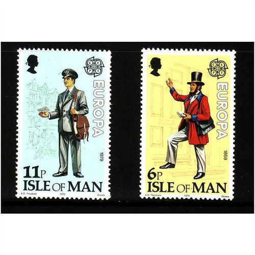 ISLE OF MAN 1979 EUROPA SG 148/149 SET 2 VALS U/M MINT