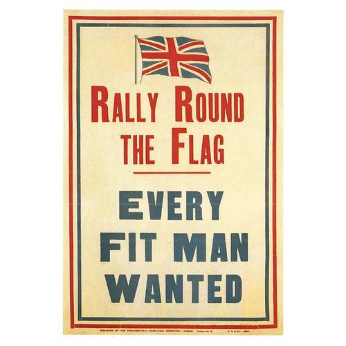 Art.IWM PST 5076: Rally Round the Flag - Every Fit Man Wanted.