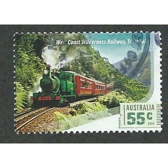 AUS 2010 55c 'RAILWAYS - WEST COAST WILDERNESS ' FINE USED (EBID34-977)