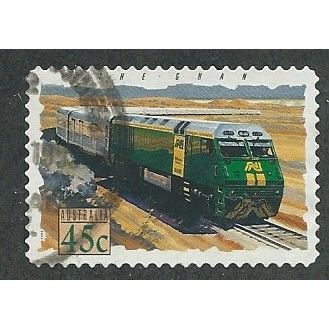 AUS 1993 45c (S/A) 'TRAINS- THE GHAN' FINE USED (EBID35-794)