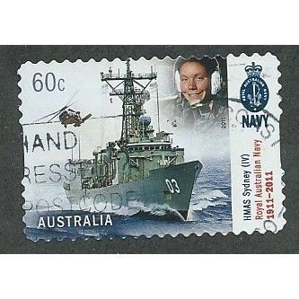 AUS 2011 60c (S/A) 'ROYAL AUSTRALIAN NAVY' FINE USED (EBID36-083)