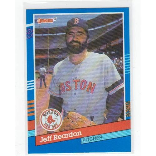 1991 Donruss Jeff Reardon baseball card #369 – Red Sox