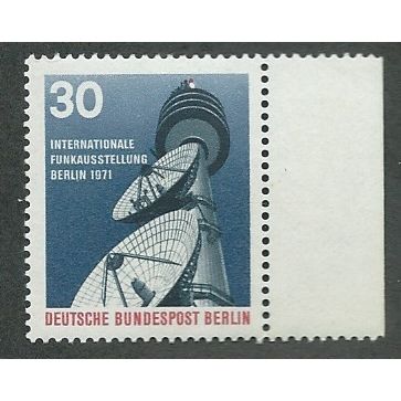 BERLIN - 1971 30pf U/M 'WEST BERLIN BROADCASTING EXHIBITION ' (EBID42-425)