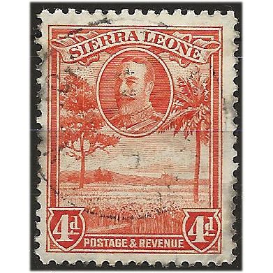 Sierra Leone 1932 SG160 4d Orange Fine Used . ..