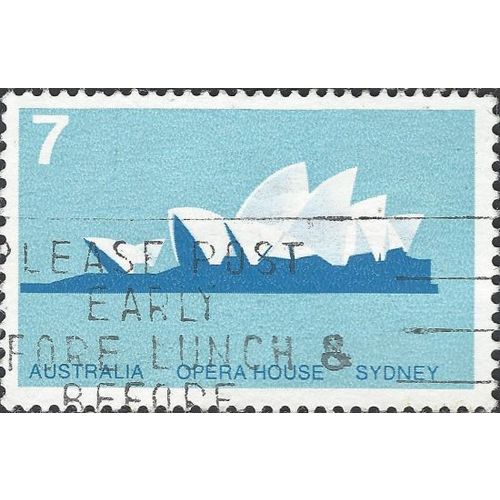 AUSTRALIA, Sydney Opera House, blue 193, 7c, #7