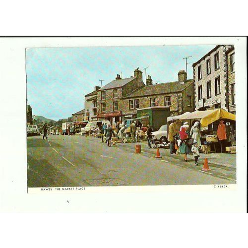 Yorkshire HAWES Market Place Postcard by Judges (C.4643X)