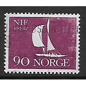 NORWAY 1961 NORWEGIAN SPORTS 90 ORE YACHTING SG511 FINE USED