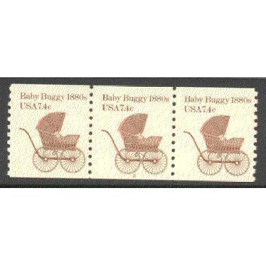 1902 7.4c Baby Buggy Fine MNH Dry Gum PNC 2/3 V0125