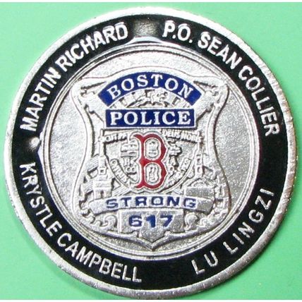 Boston Police Crime Scene Response Unit. Challenge Coin. 1.75". 46b.