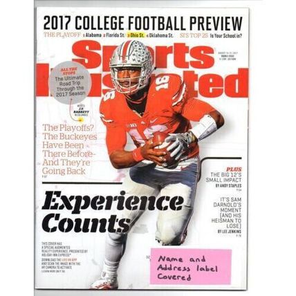 SPORTS ILLUSTRATED-AUGUST 14-21, 2017-OHIO STATE BUCKEYES-FAST SHIPPING