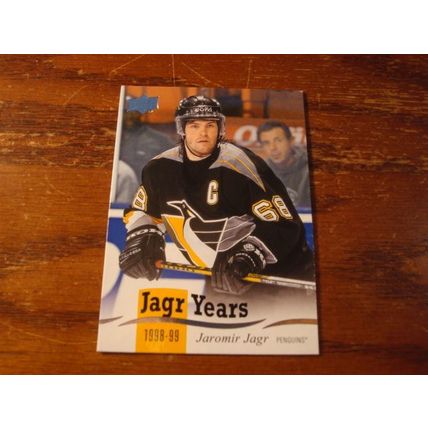 2018/19 Upper deck, 4-Cards, JAROMIR JAGR, Includes Header, Jagr Years