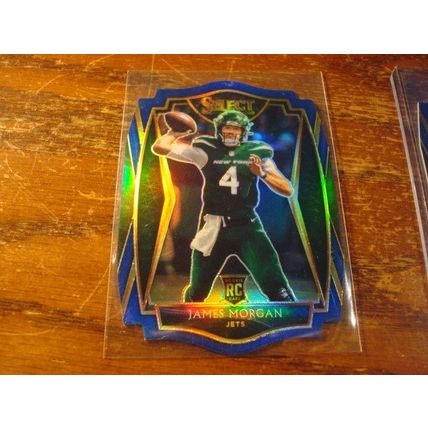 2020, Panini, Select, 4-Cards, Die Cut, Blue Prizms, w/Rc's, GOLDEN/MORGAN ++
