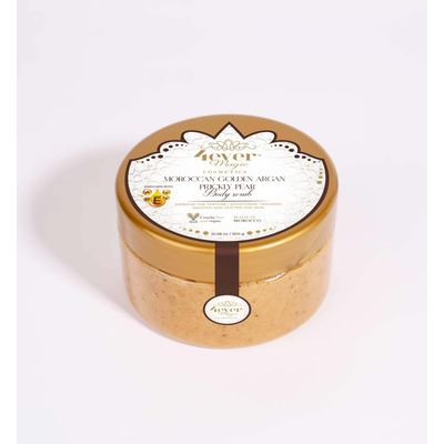 Moroccan Beauty Secret Body Scrub[ Moroccan Golden Argan Prickly Pear Body S...