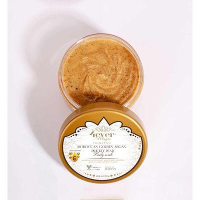 Moroccan Beauty Secret Body Scrub[ Moroccan Golden Argan Prickly Pear Body S...