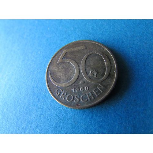 1960 AUSTRIA FIFTY GROSCHEN FREE POST. AAW
