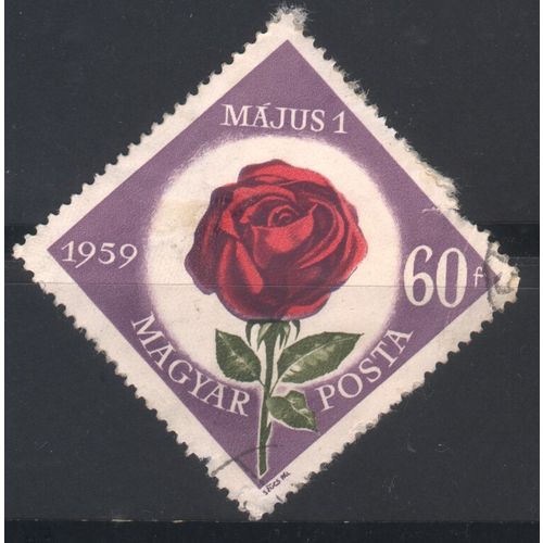 Hungary 1959 - SG1562 - 60f red/green/blue - May Day - used