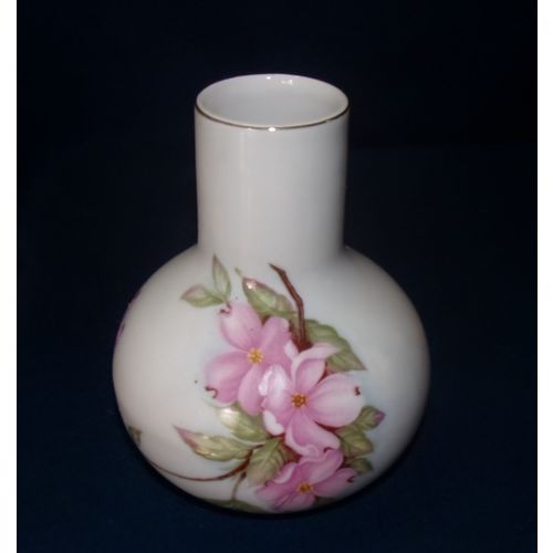 Lefton Replacement Pink Dogwood tumble up bottle ONLY 07250 1989 flowers good